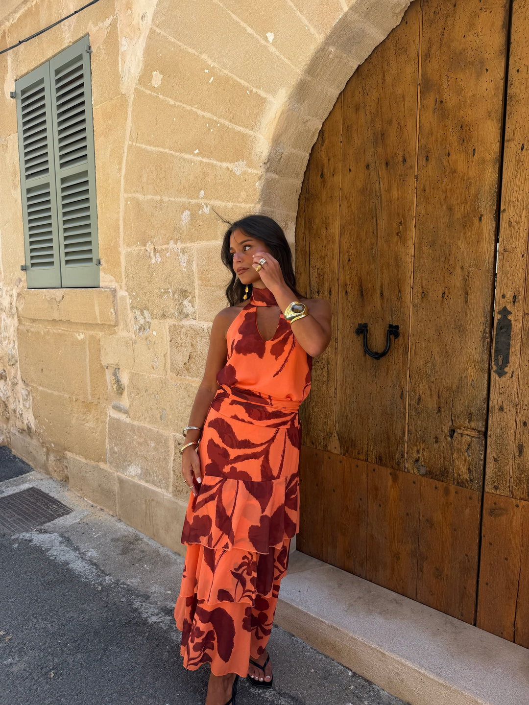 Siena / Vestido en naranja