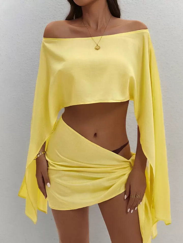 Beach | Conjunto De Top Y Pareo
