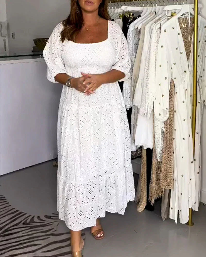 Rita | Vestido Largo Calado