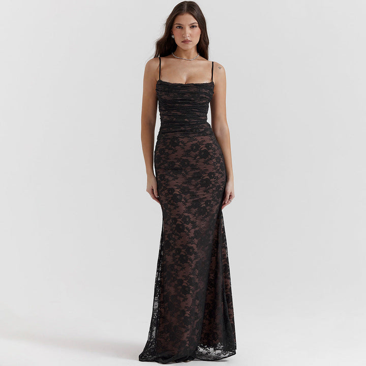 Niza | Vestido Largo De Encaje