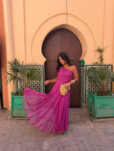 Vestido Toledo en fucsia