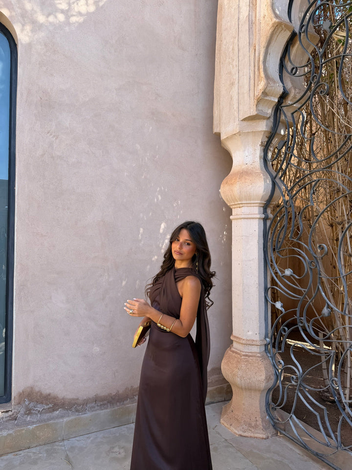 Tatiana / Vestido en marrón
