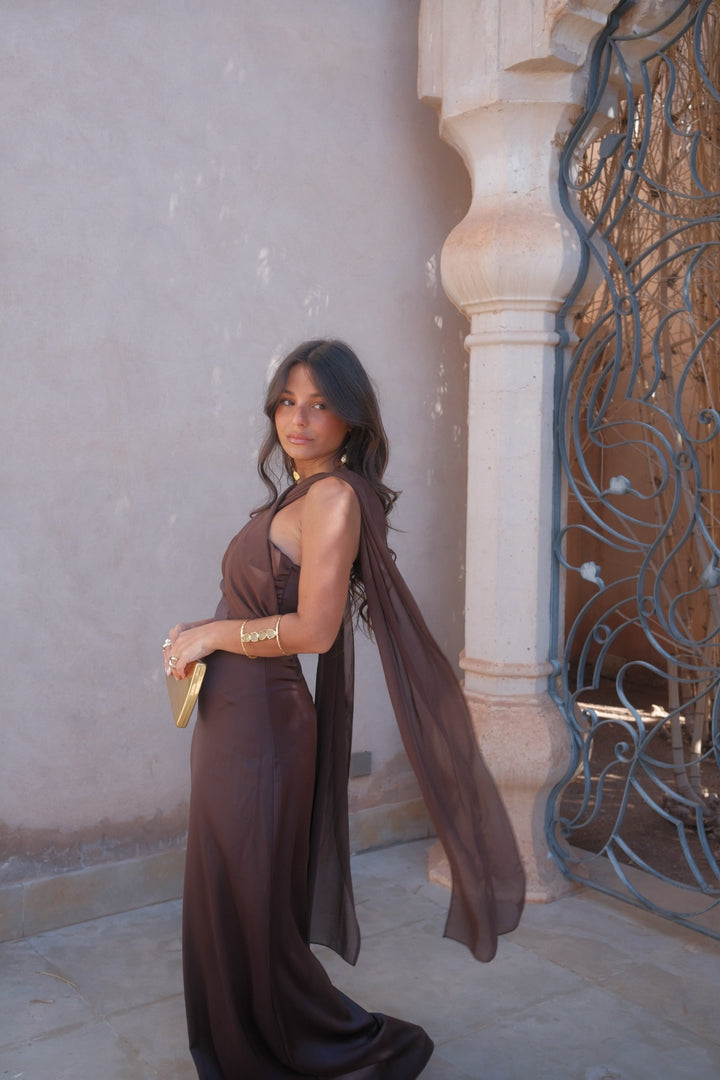 Tatiana / Vestido en marrón