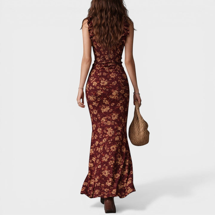Valeria | Vestido bohemio retro