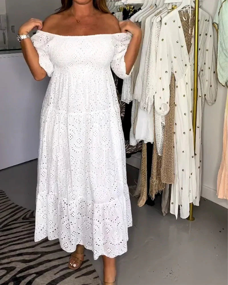 Rita | Vestido Largo Calado