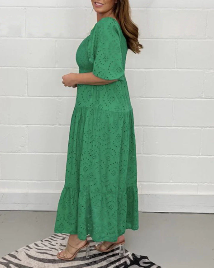 Rita | Vestido Largo Calado