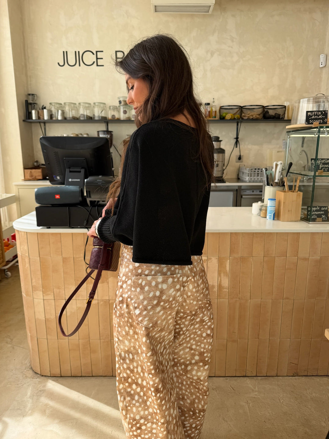 Pantalones globo con estampado de Bambi