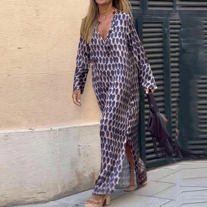 Bellevo | Vestido Elegante Con Estampado