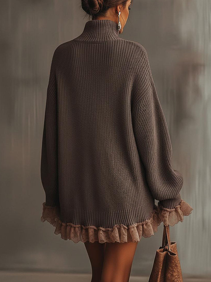 Velourin | Vestido de Punto con Volantes