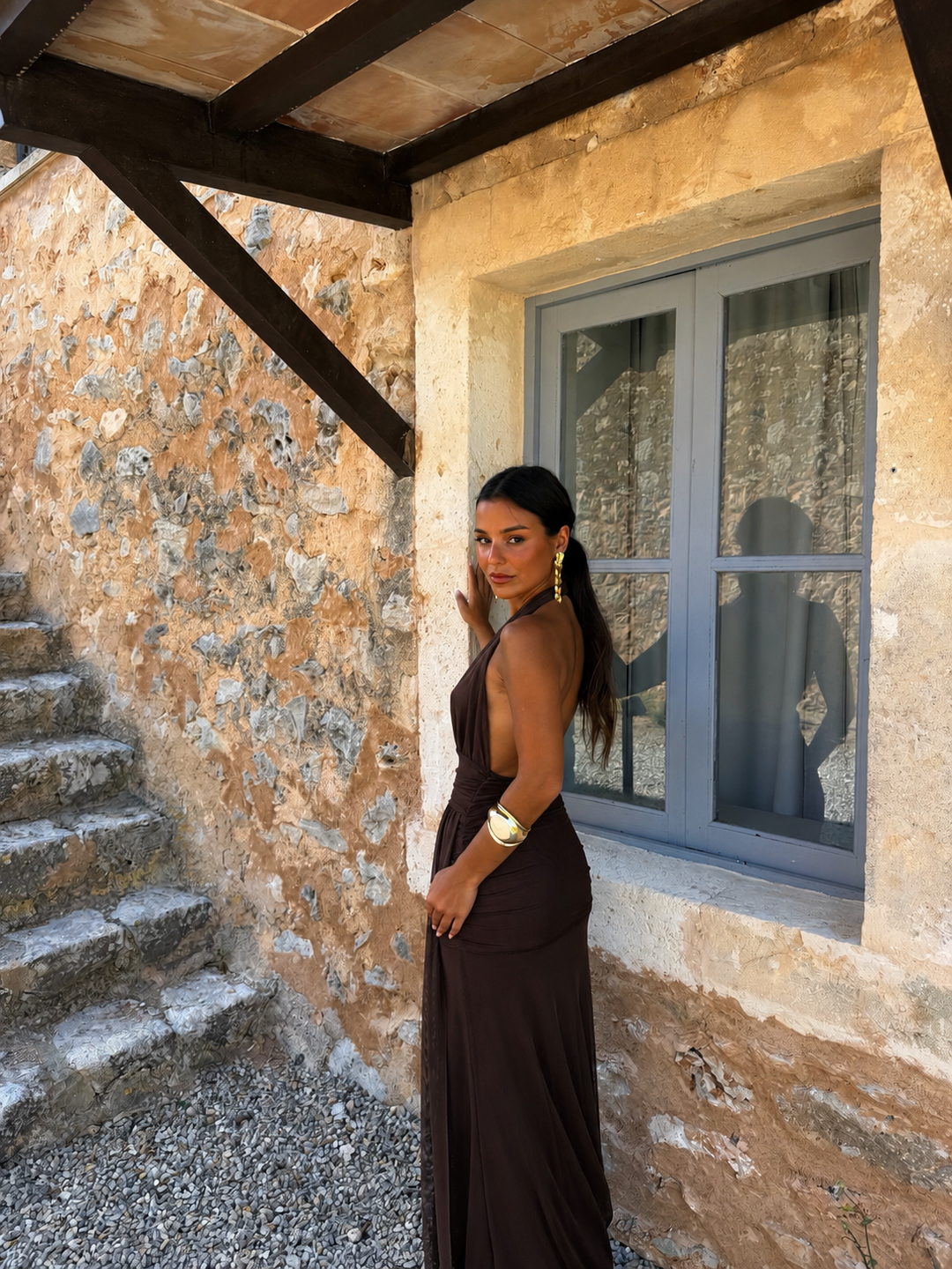 Aina / Vestido en marrón