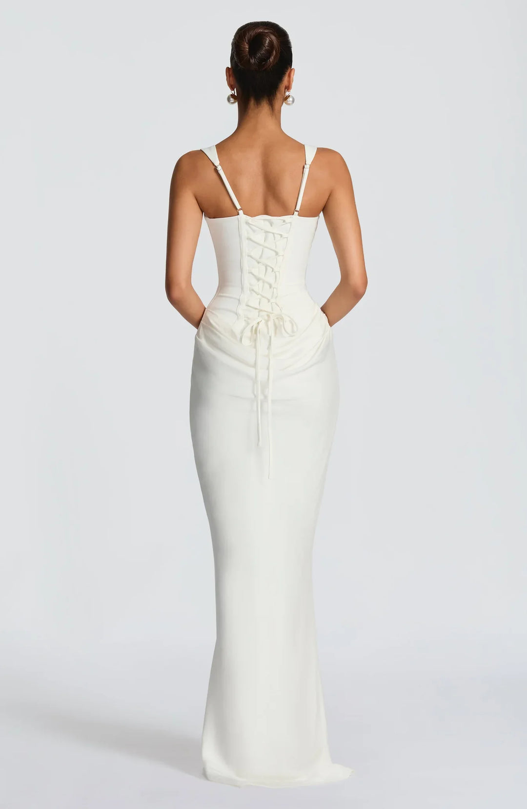 Leonor | Vestido maxi de escote cuadrado