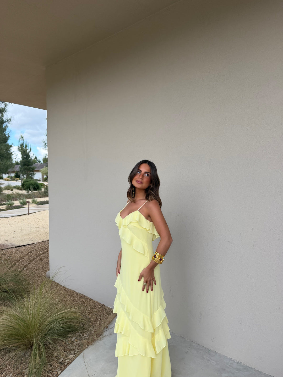 Vestido Dolce Vita en amarillo