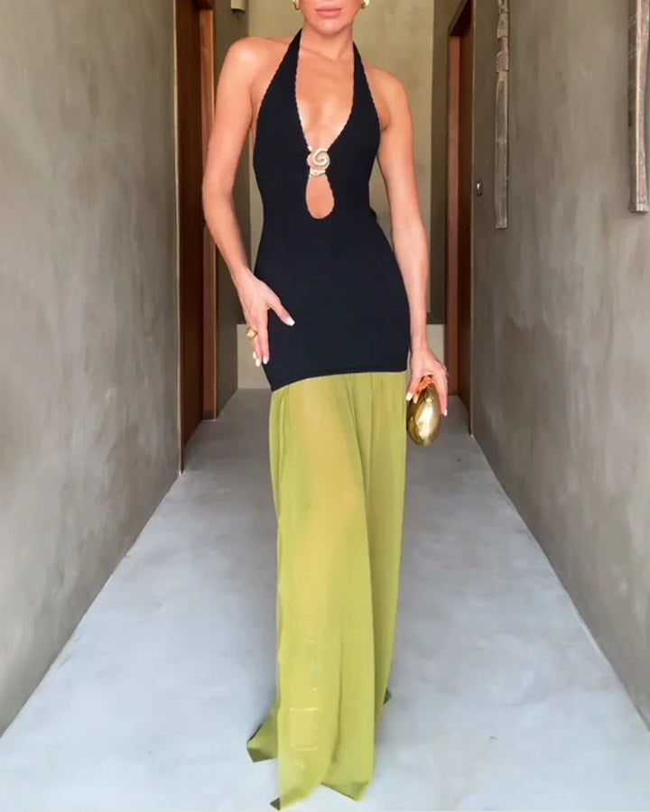 Lena | Vestido Largo Con Tirantes