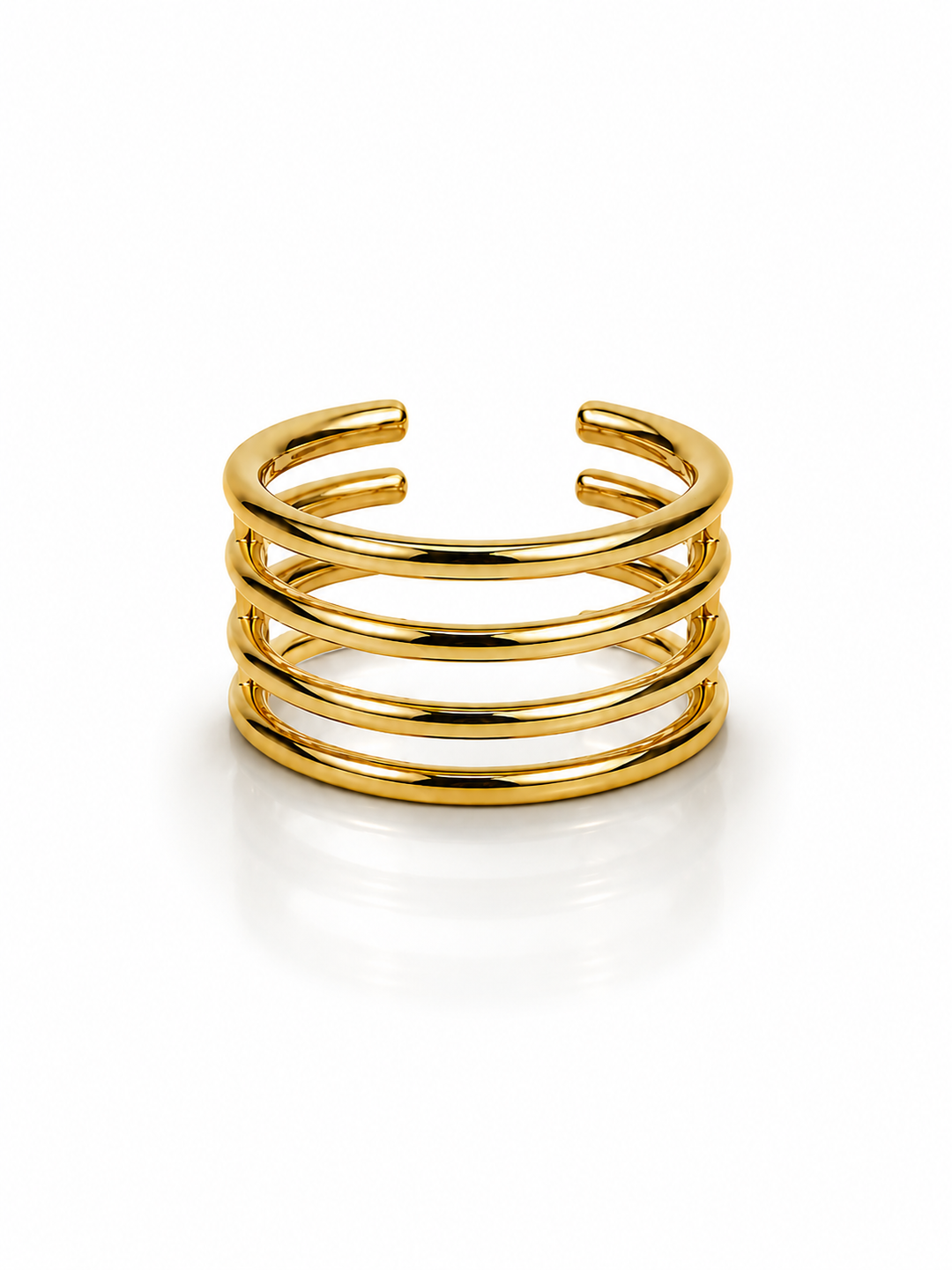 Pendiente suelto ear cuff aros dorado