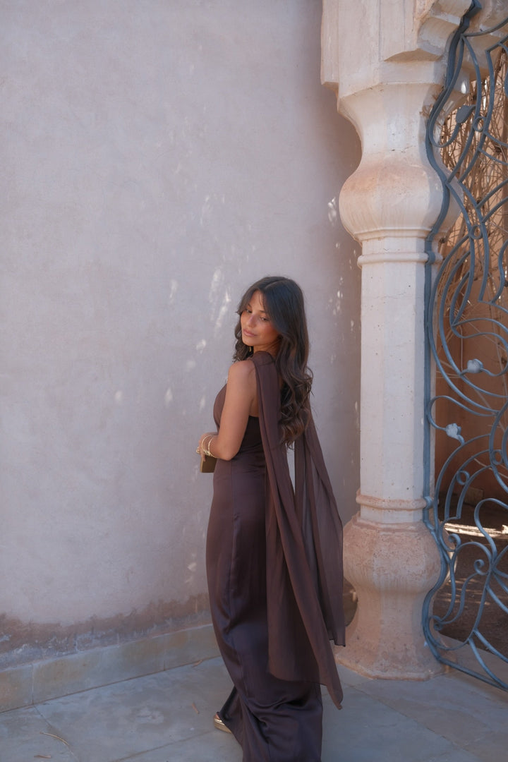 Tatiana / Vestido en marrón