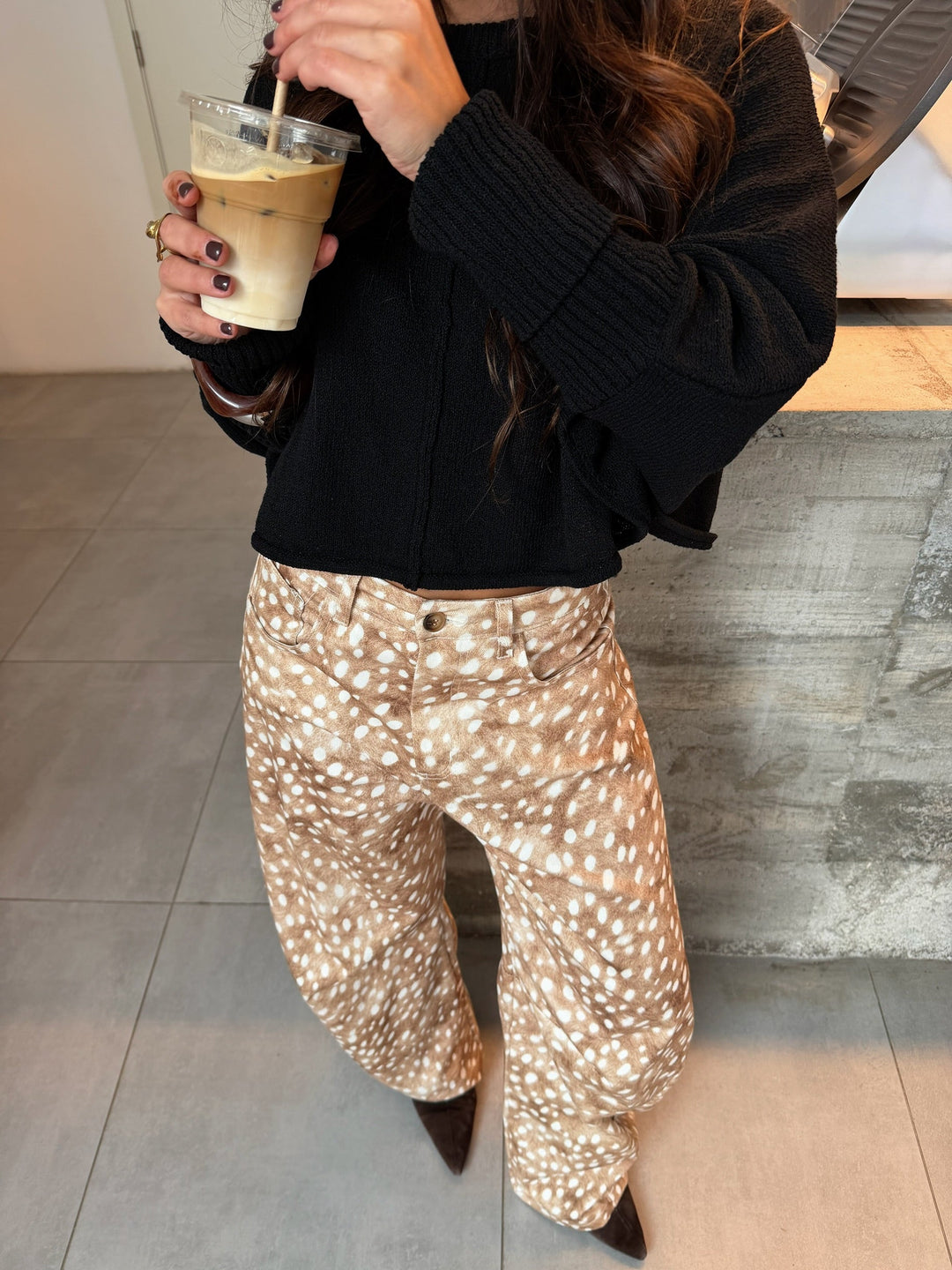 Pantalones globo con estampado de Bambi