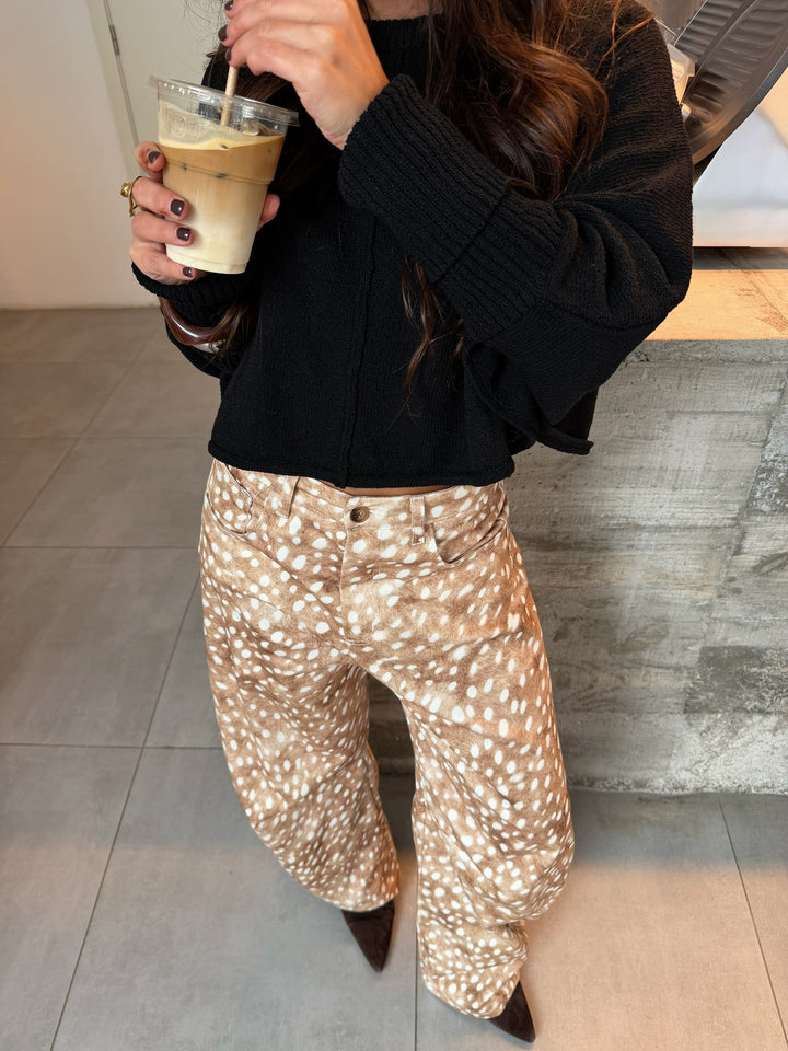 Pantalones globo con estampado de Bambi