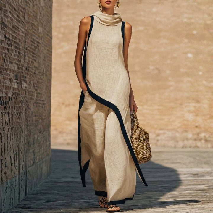 Leonor | Conjunto de lino elegante
