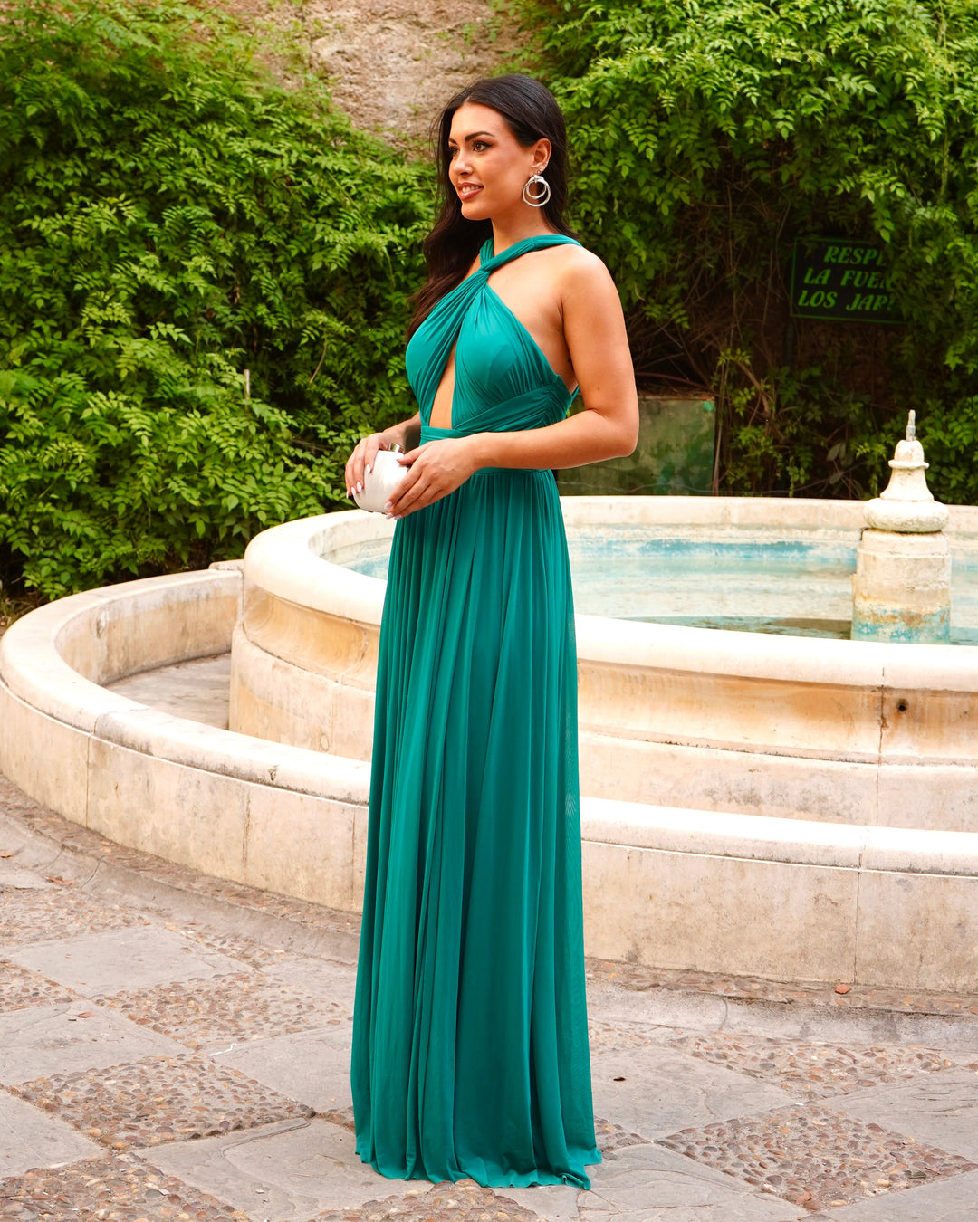 Vestido Luna Verdoso