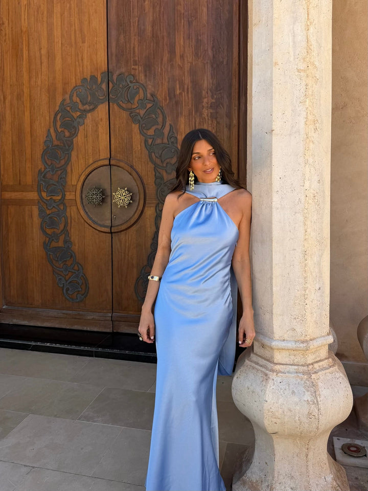 Vestido Safira en azul cielo