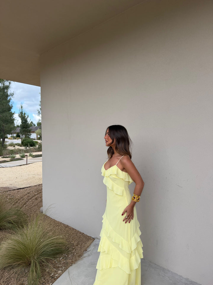 Vestido Dolce Vita en amarillo