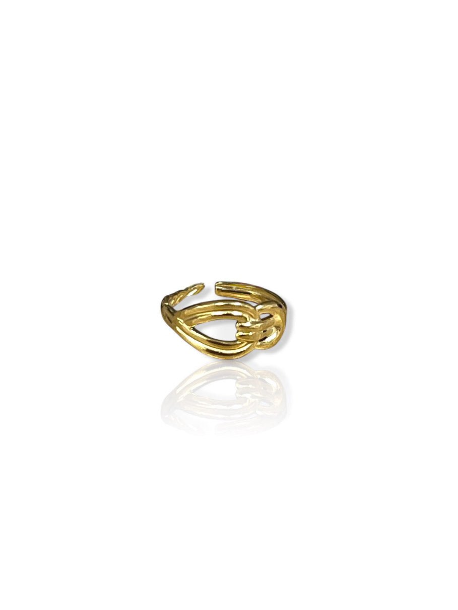 Anillo lazo dorado