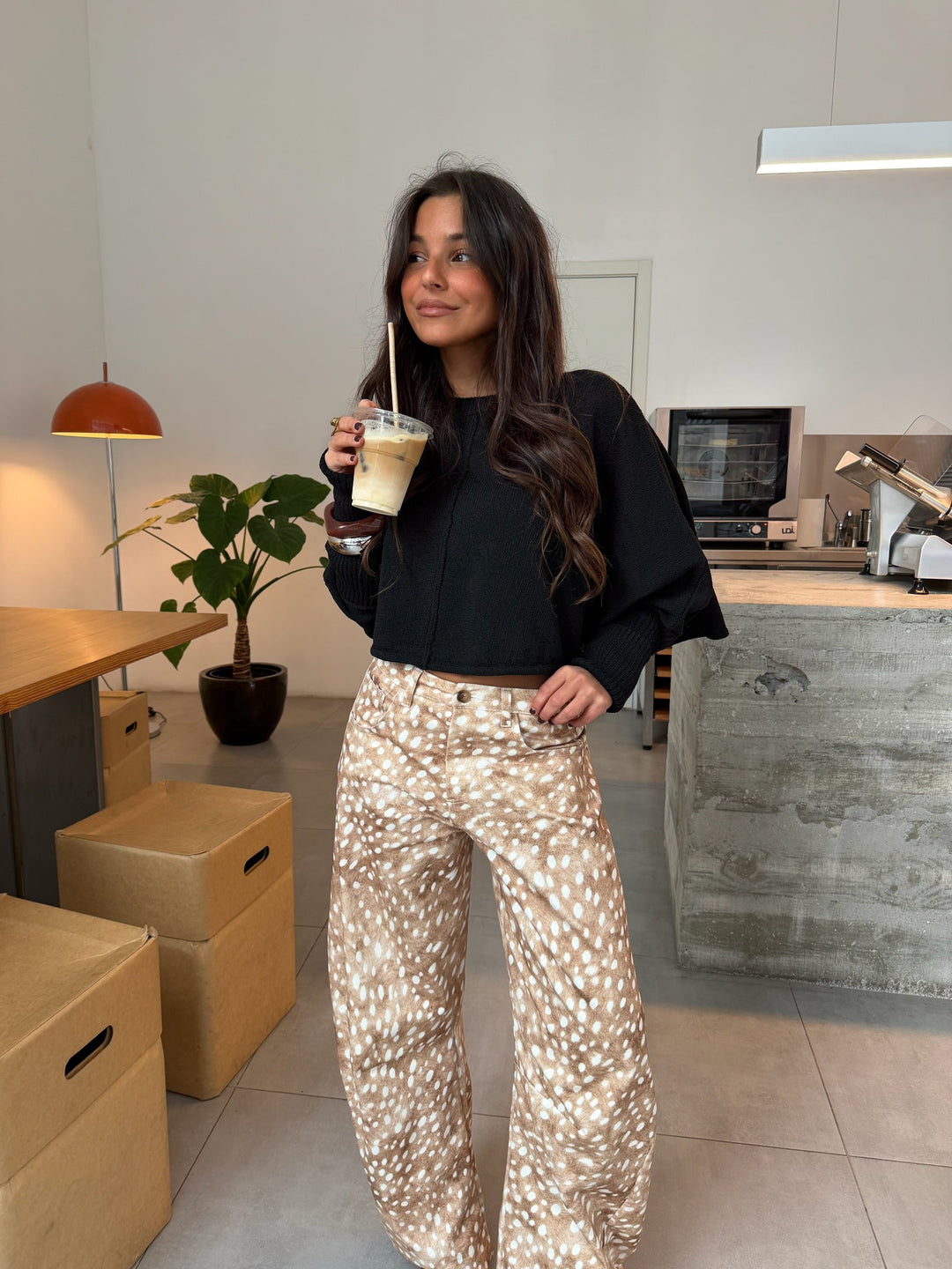 Pantalones globo con estampado de Bambi