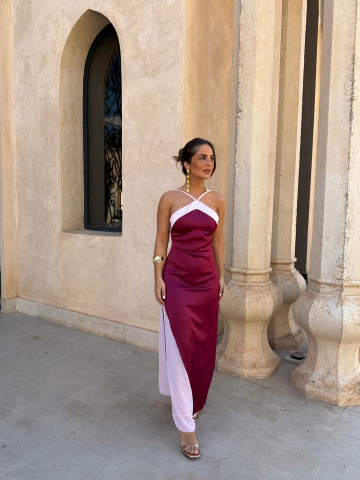 Macarena / Vestido granate
