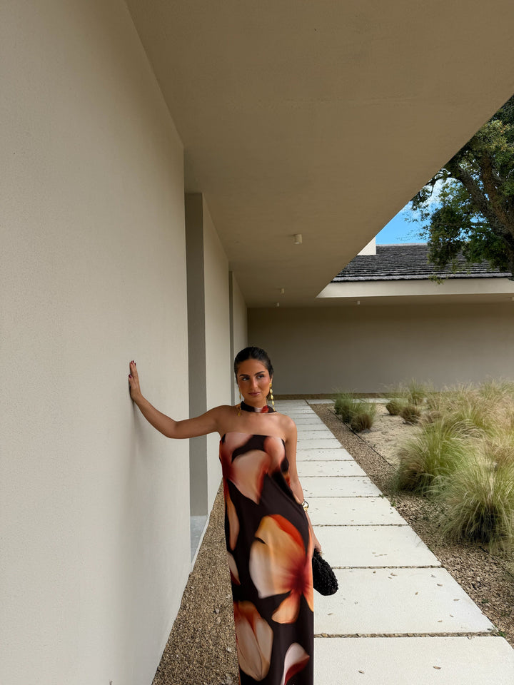 Carla / Vestido Marrón