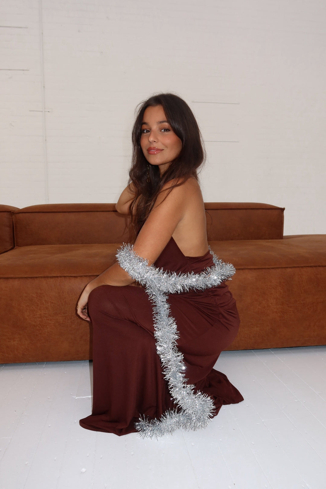 Hailey / Vestido en marrón
