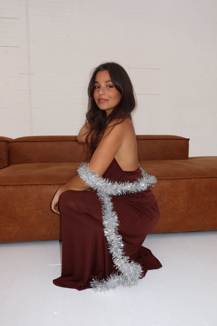 Hailey / Vestido en marrón