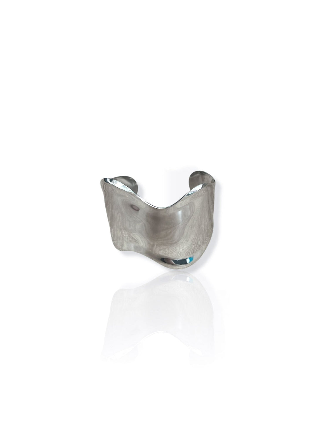 Brazalete ola plateado