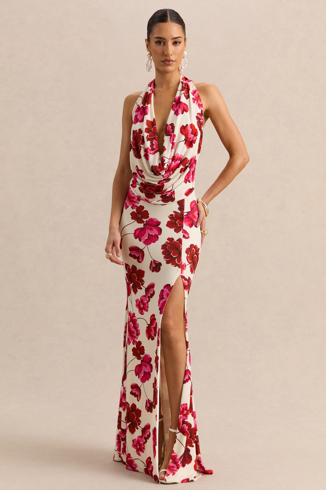Flossie | Vestido  Floral Rosa
