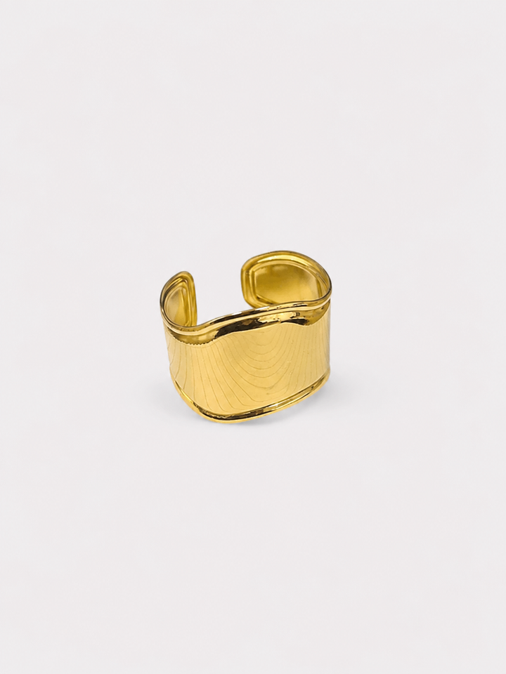 Brazalete ola dorada
