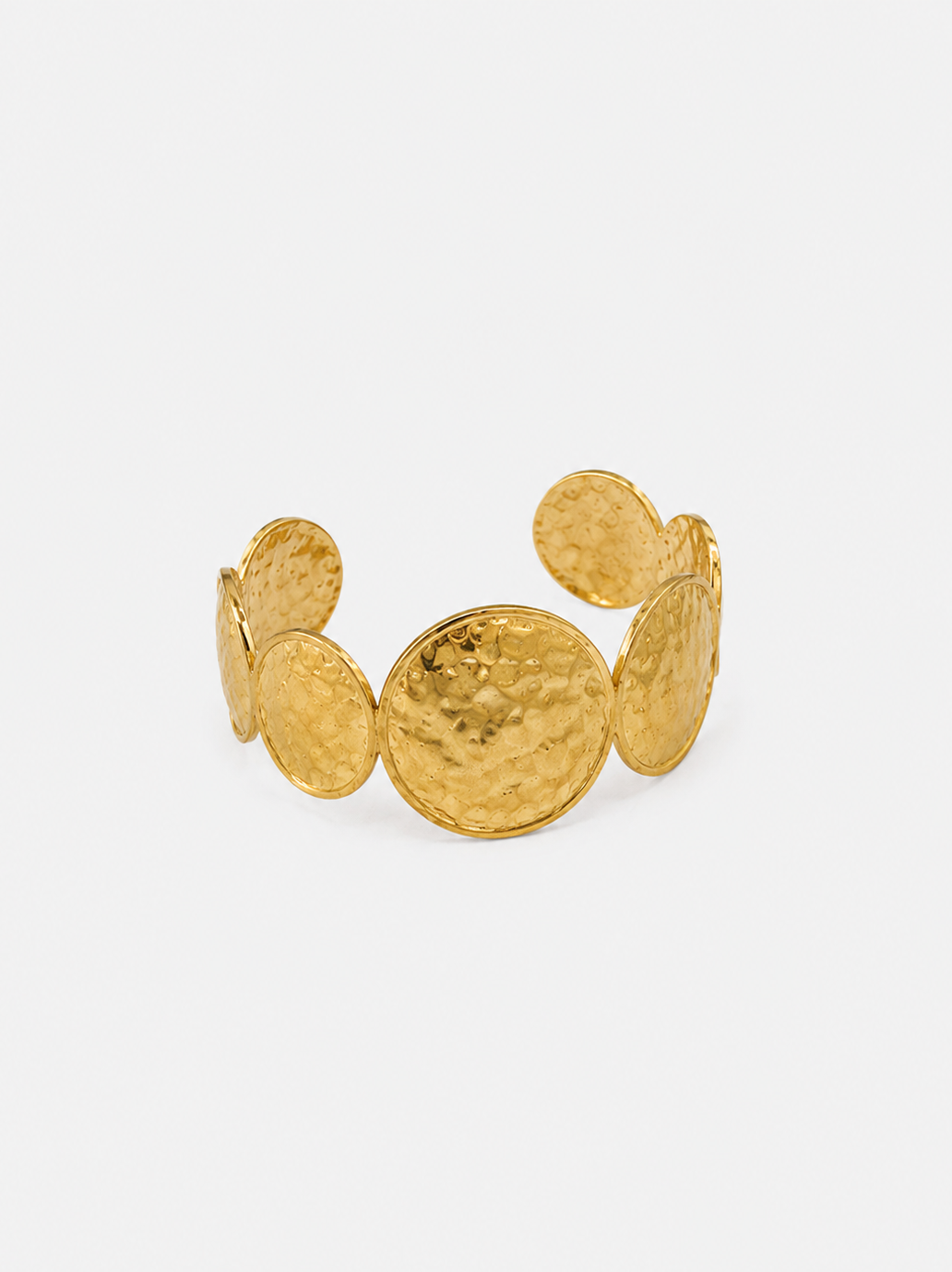 Brazalete medallas dorado