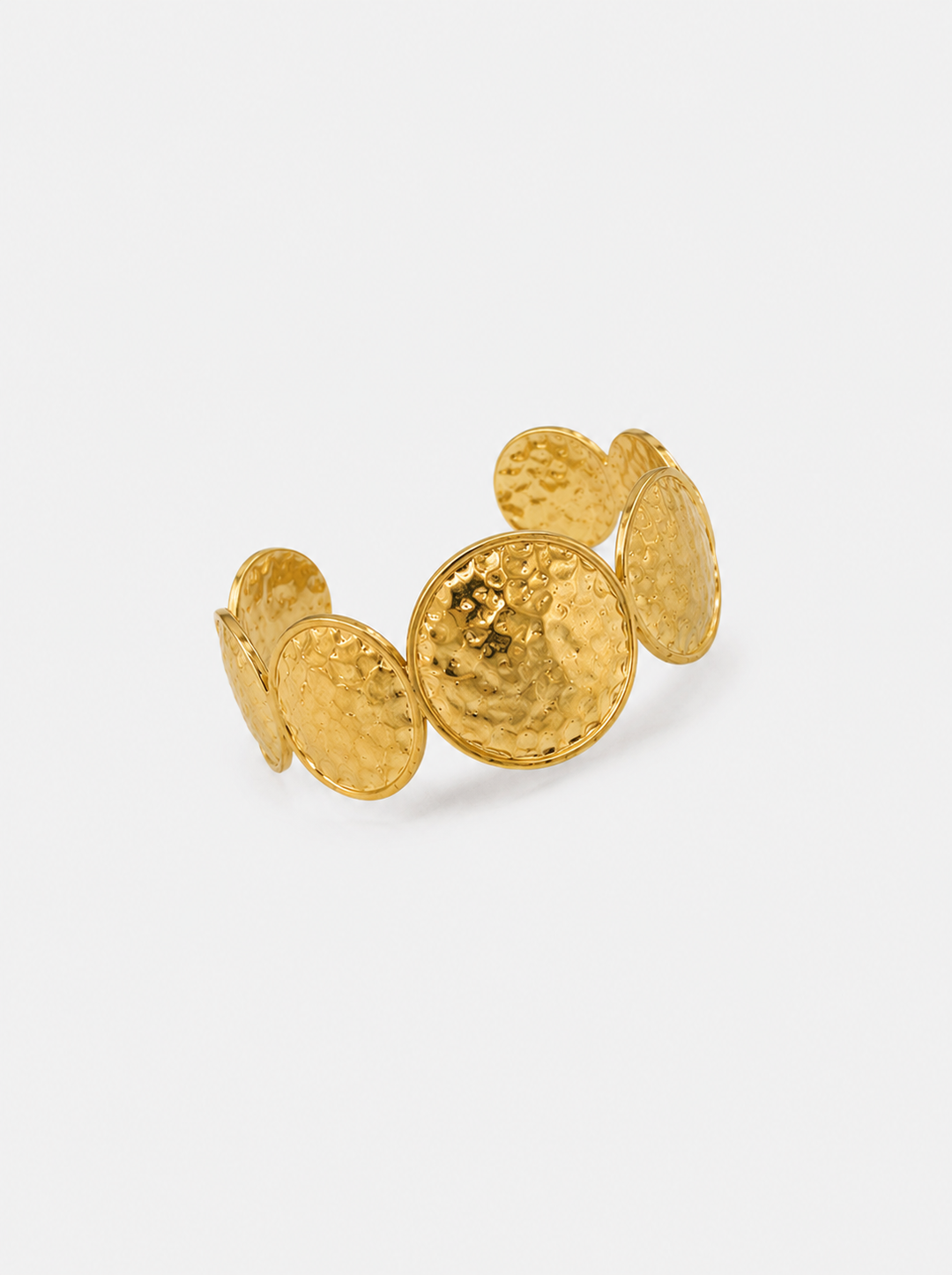 Brazalete medallas dorado