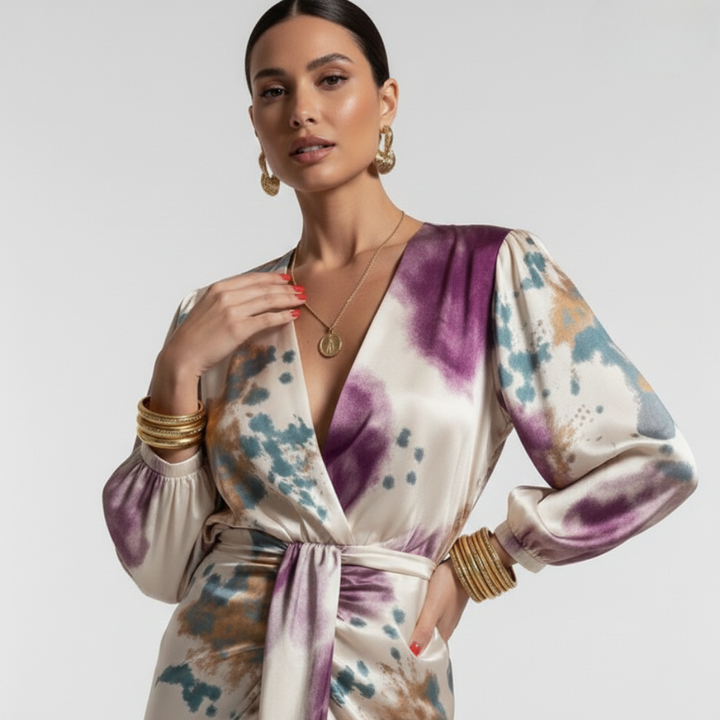 Selene - Conjunto con estampado floral
