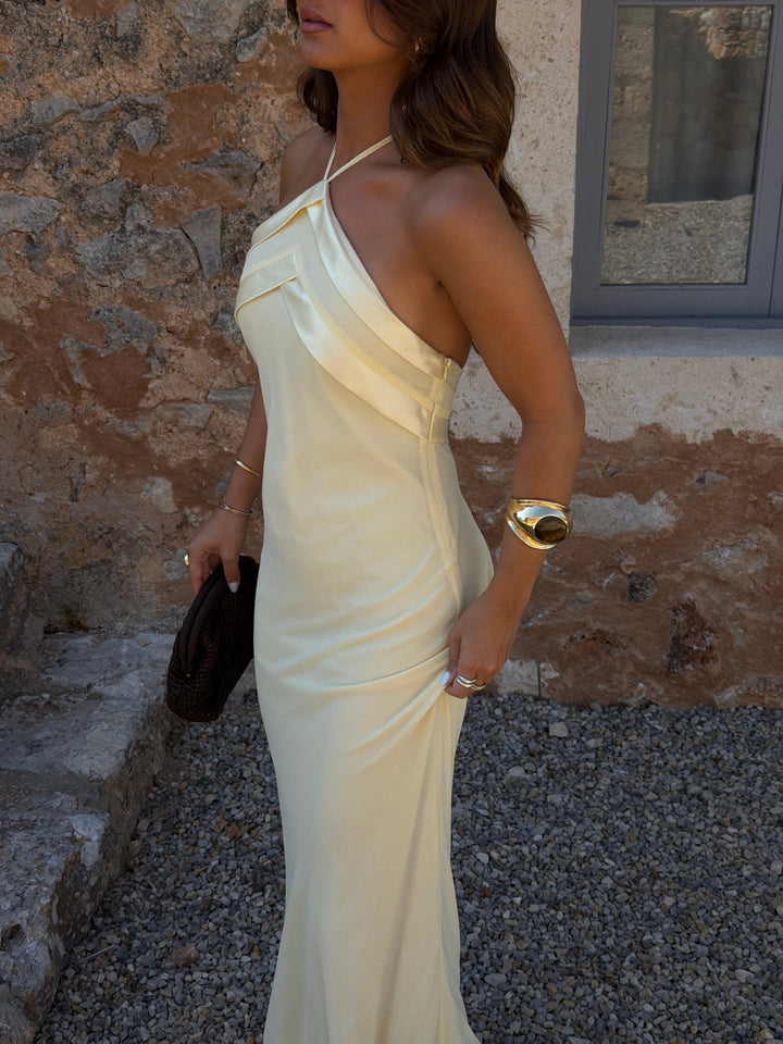 Vestido Riviera en amarillo claro