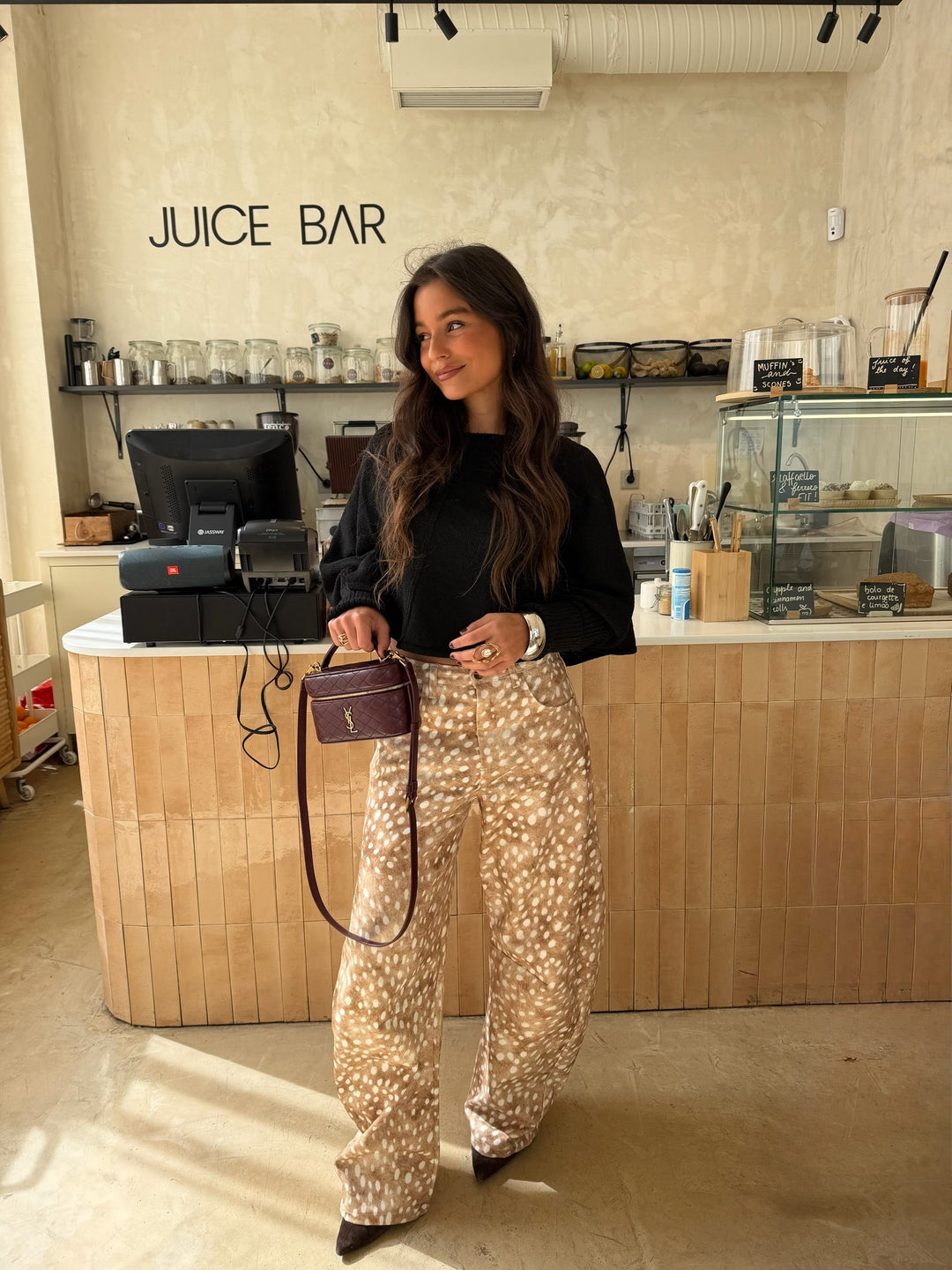 Pantalones globo con estampado de Bambi
