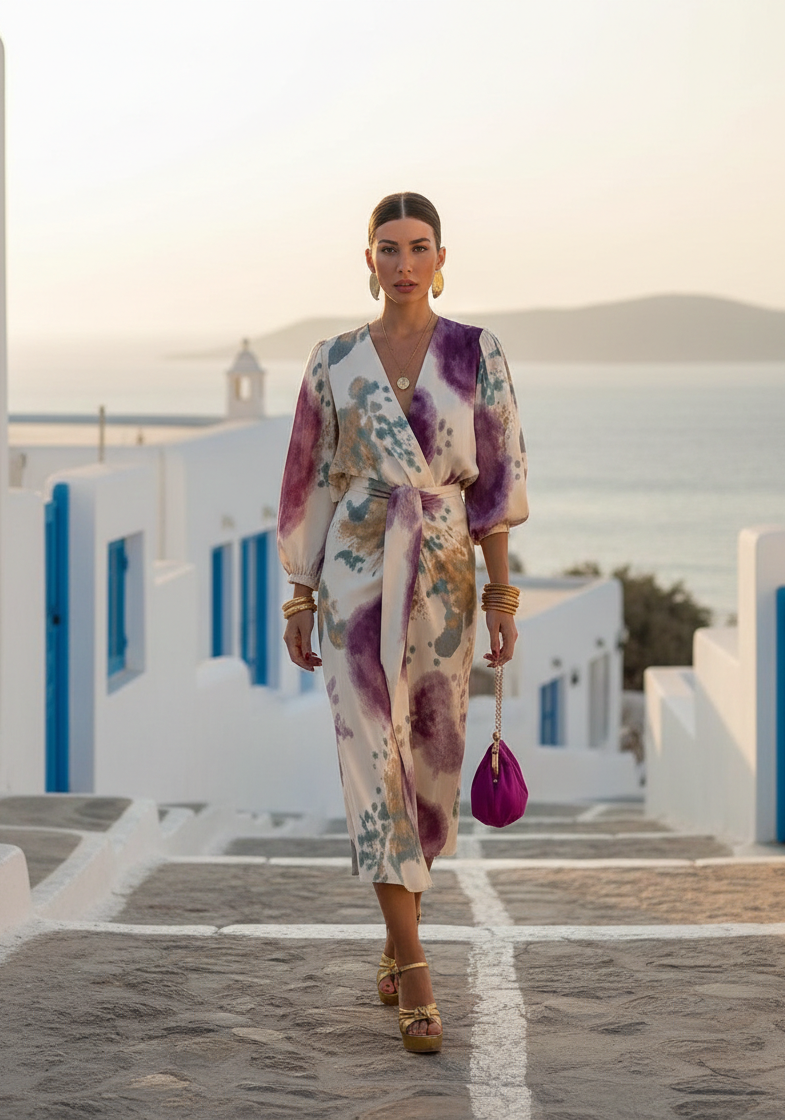 Selene - Conjunto con estampado floral