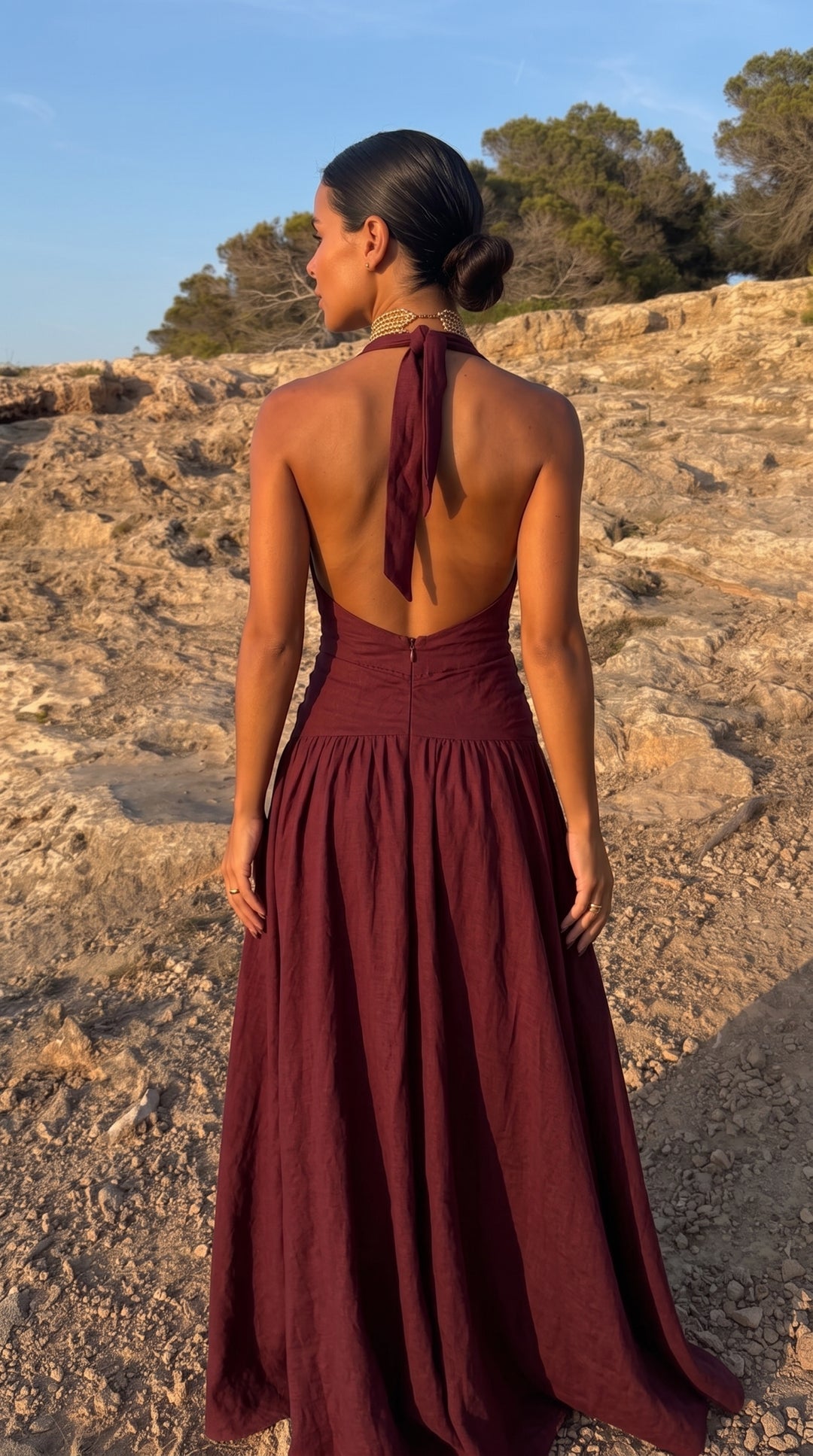 Aina / Vestido en terracota