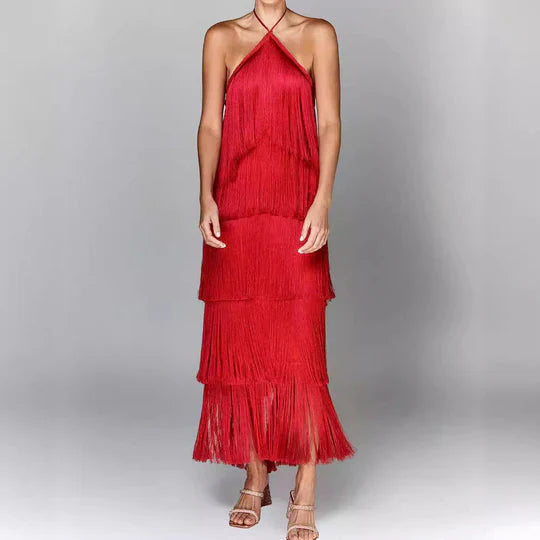 Eva | Vestido Con Borlas