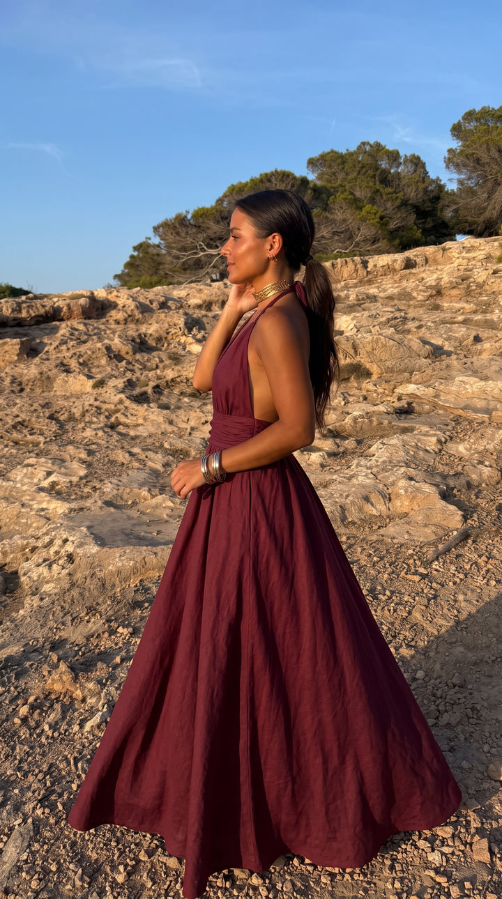 Aina / Vestido en terracota