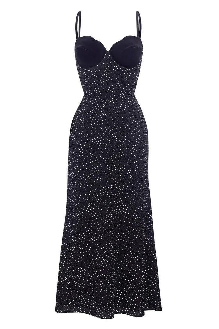Aria | Vestido Midi Negro