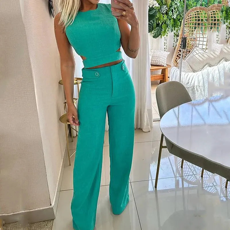 Lidia | Conjunto Top &amp; Pantalón