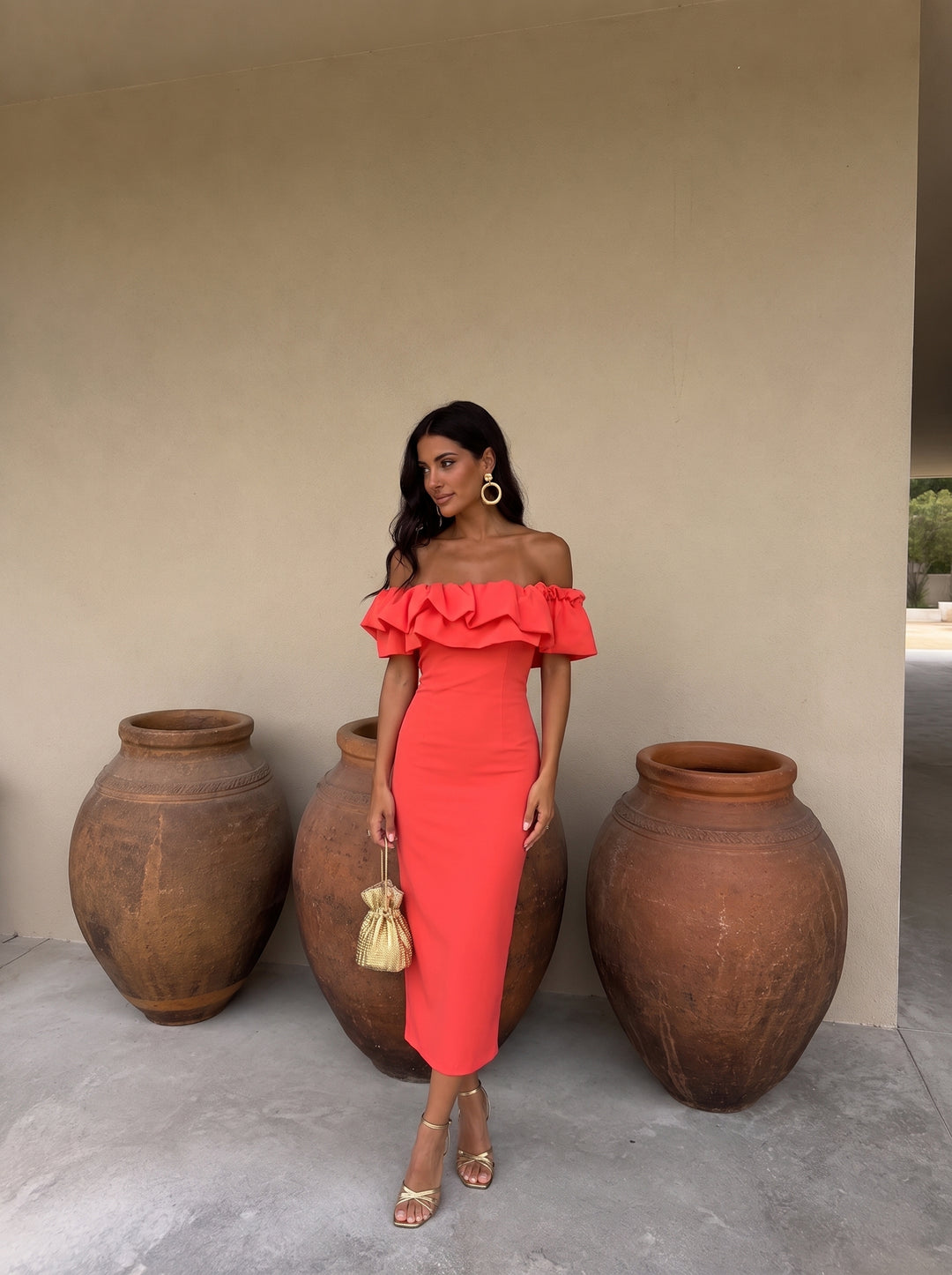 Adaya | Vestido Midi Sin Mangas