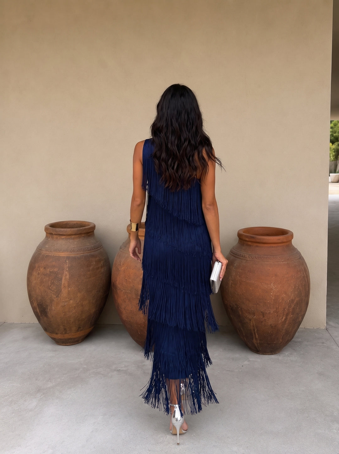 Laura | Vestido Con Flecos