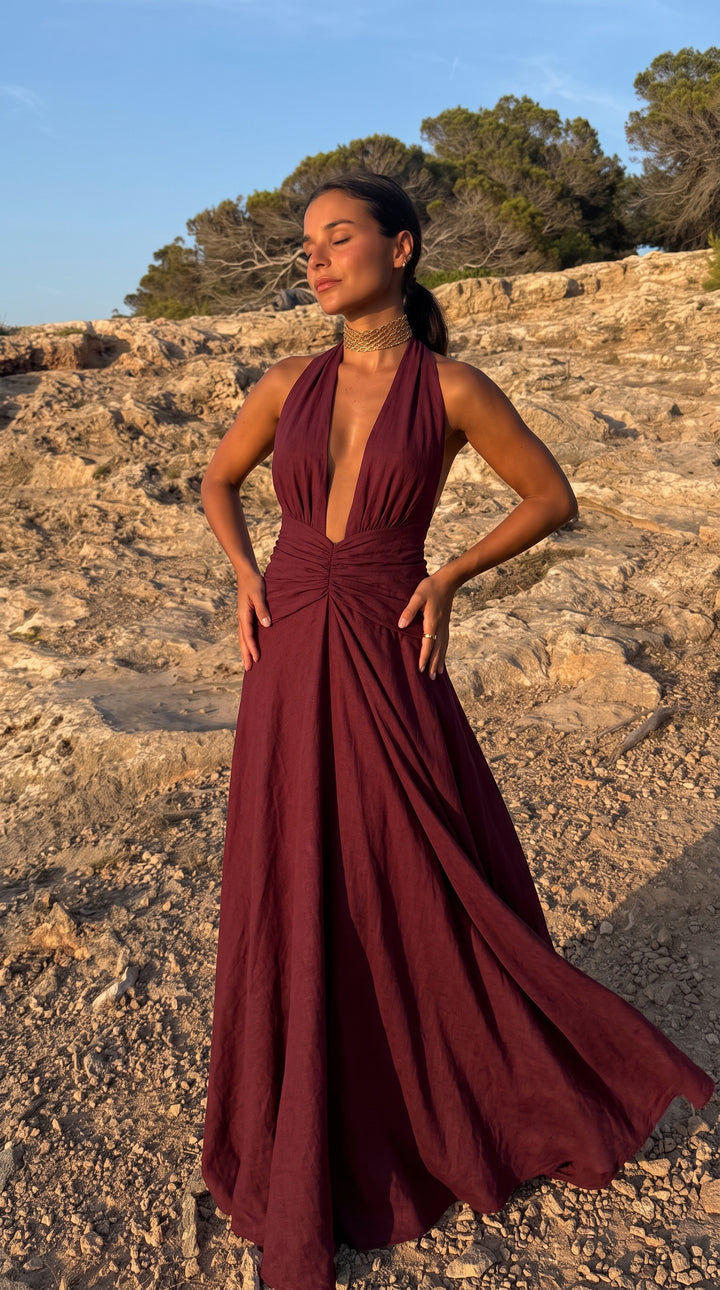 Aina / Vestido en terracota