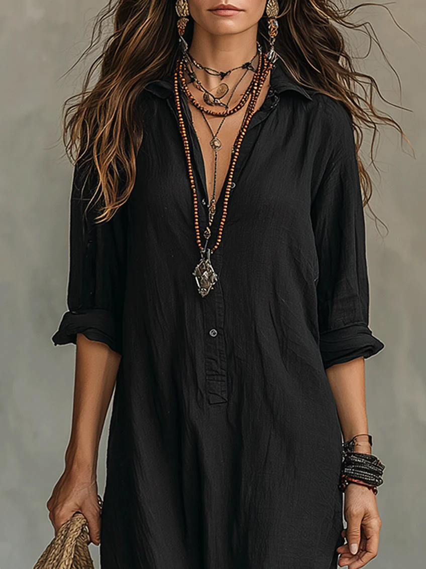 Ana | Vestido maxi con silueta favorecedora