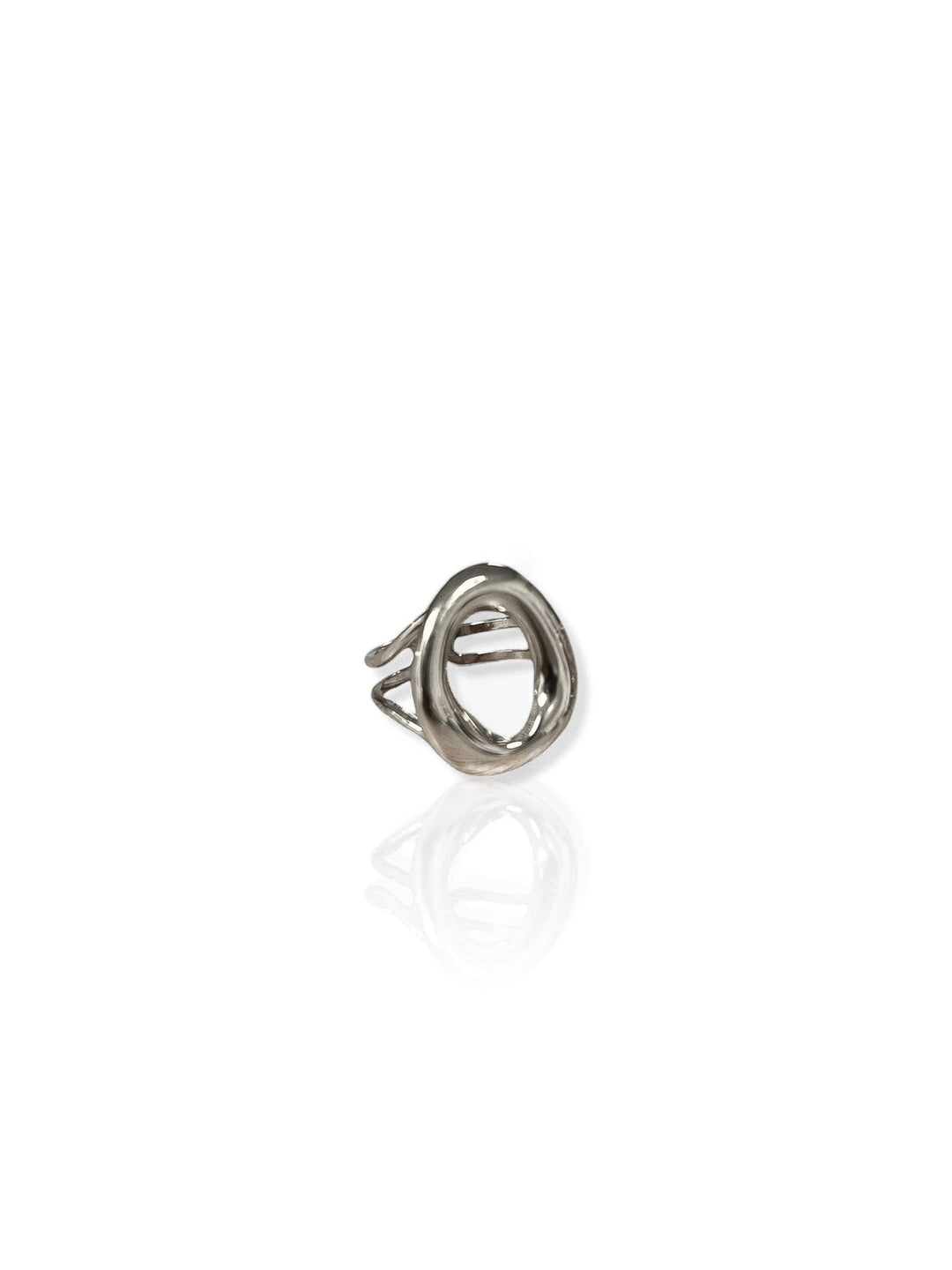 Anillo aro plateado